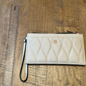 Aldo Cream Wristlet Clutch